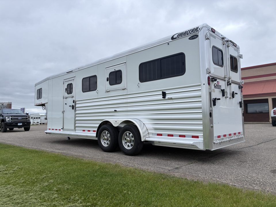 New 2027 Cimarron Trailers 2 + 1 Horse Trailer