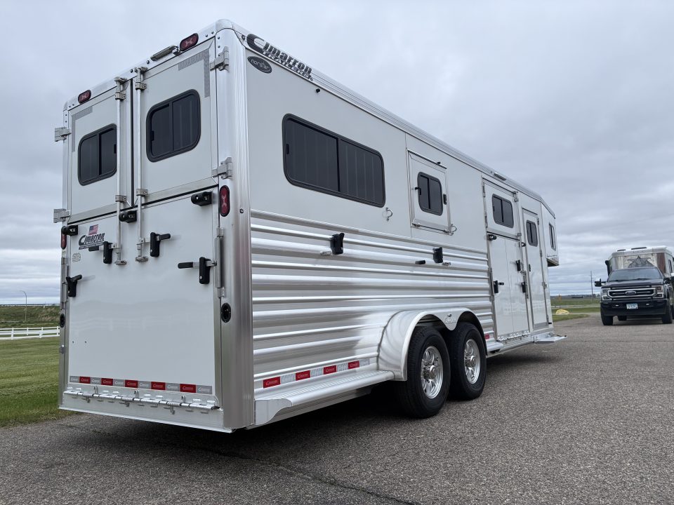 New 2027 Cimarron Trailers 2 + 1 Horse Trailer