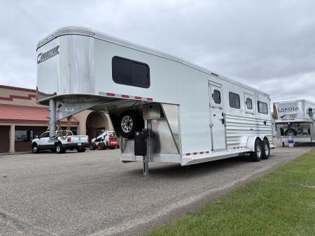 New 2027 Cimarron Trailers 2 + 1 Horse Trailer
