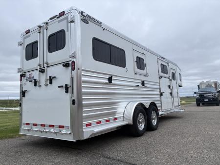 New 2027 Cimarron Trailers 2 + 1 Horse Trailer