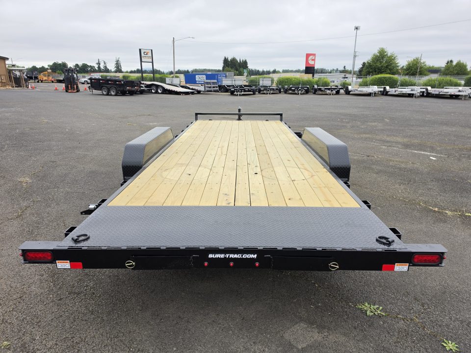New 2026 Sure-Trac 7x20 Treated Wood Deck Car Hauler 10K GVWR