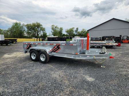 New 2026 Triumph Trailers GD6 Galvanized Dump Trailer