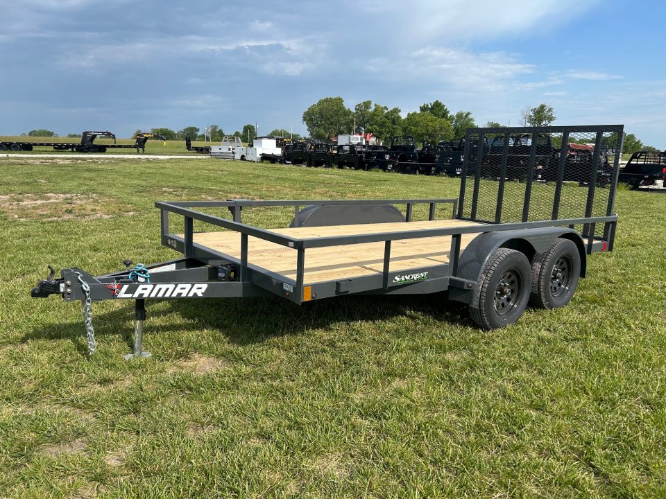 New 2026 Lamar 83x14 Tandem 7K Utility w/ 4' Ramp Gate
