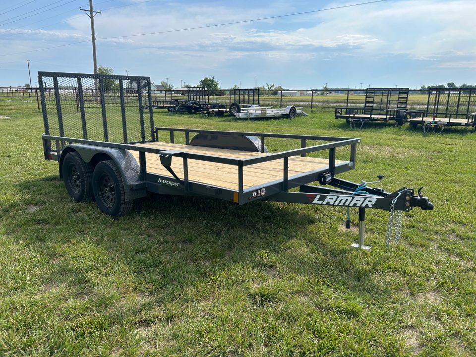 New 2026 Lamar 83x14 Tandem 7K Utility w/ 4' Ramp Gate