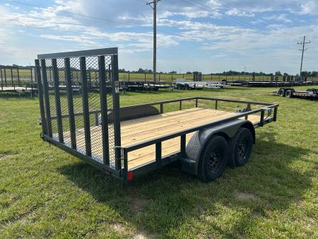 New 2026 Lamar 83x14 Tandem 7K Utility w/ 4' Ramp Gate