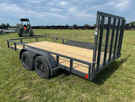 New 2026 Lamar 83x14 Tandem 7K Utility w/ 4' Ramp Gate