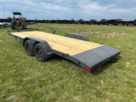 New 2026 Lamar 83x20 Tandem 7K Carhauler w/ 2' Dove & Slide In Ramps