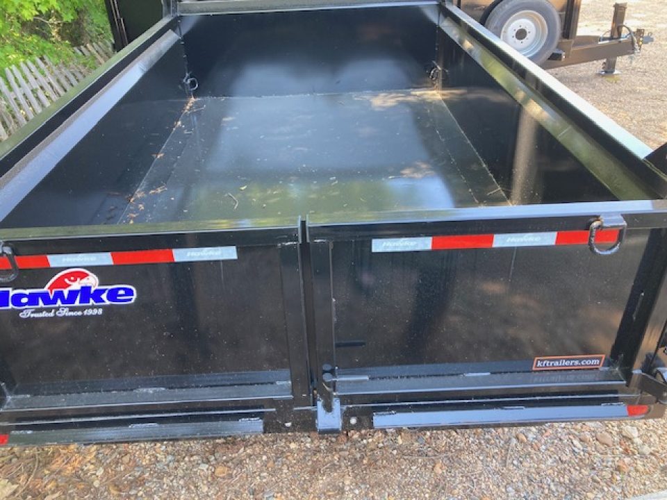 New 2026 Hawke 6X10 Low Profile 7K Dump Trailer