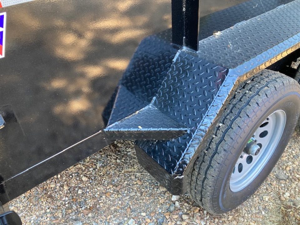 New 2026 Hawke 6X10 Low Profile 7K Dump Trailer