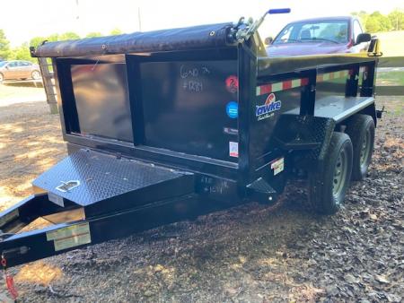 New 2026 Hawke 6X10 Low Profile 7K Dump Trailer