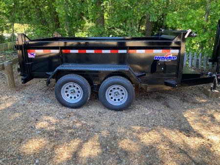 New 2026 Hawke 6X10 Low Profile 7K Dump Trailer