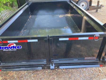 New 2026 Hawke 6X10 Low Profile 7K Dump Trailer
