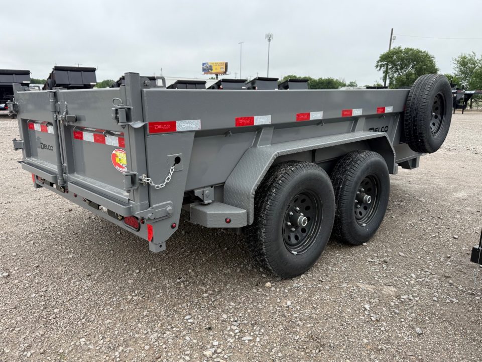 New 2026 Delco Trailers Delco D212 (6'x12') I Beam Dump Trailer