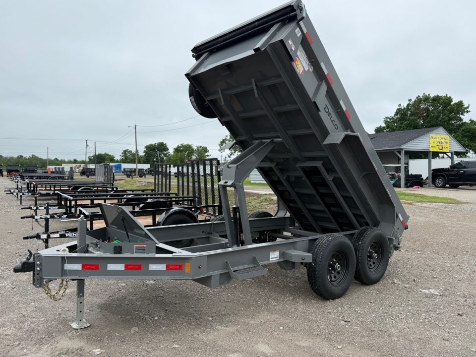 New 2026 Delco Trailers Delco D212 (6'x12') I Beam Dump Trailer
