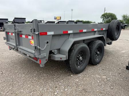 New 2026 Delco Trailers Delco D212 (6'x12') I Beam Dump Trailer