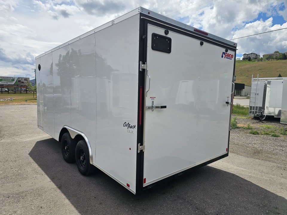 New 2026 Pace Outback DLX 8.5x18 10k Cargo Trailer