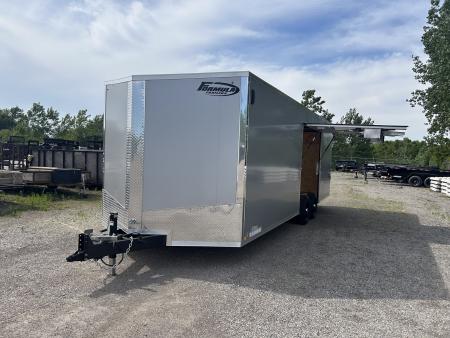 New 2026 Formula Trailers 24 FT ENCLOSED CAR HAULER W/ ESCAPE DOOR 7 FT INT HT TORSION AXLES