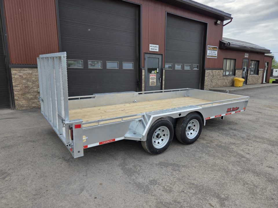 New 2026 Galvanized 7'x16' TA-3500 Landscape Trailer