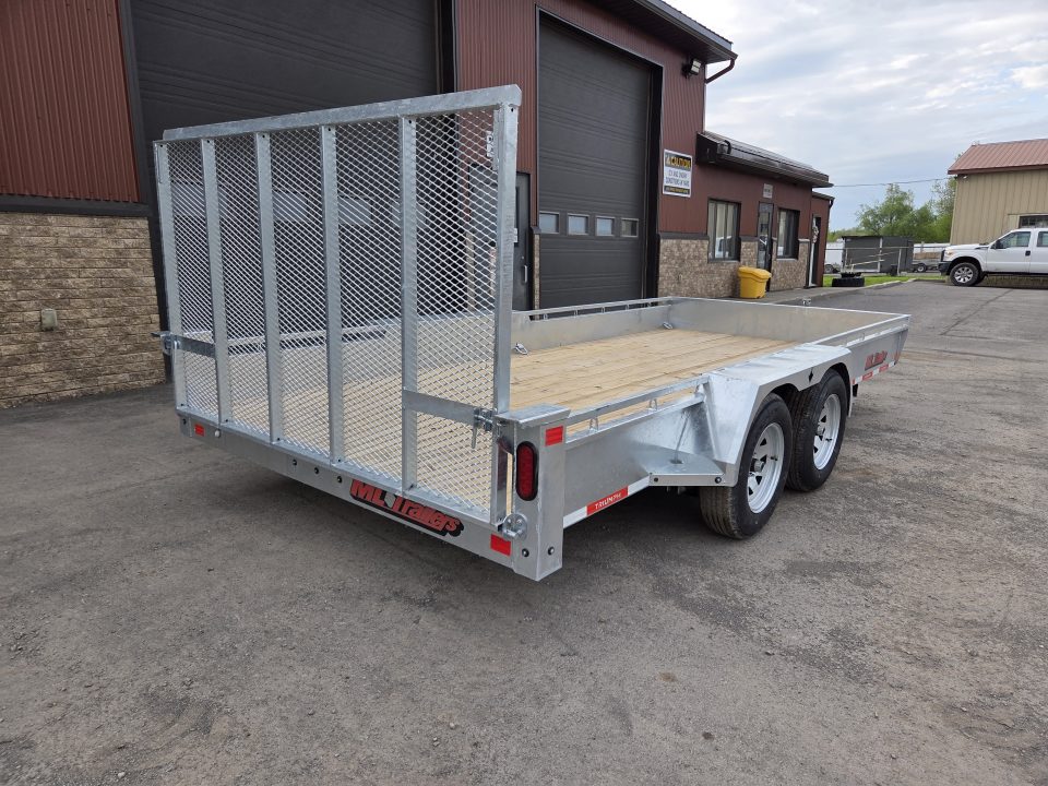 New 2026 Galvanized 7'x16' TA-3500 Landscape Trailer
