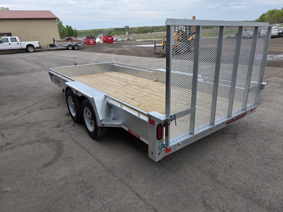 New 2026 Galvanized 7'x16' TA-3500 Landscape Trailer