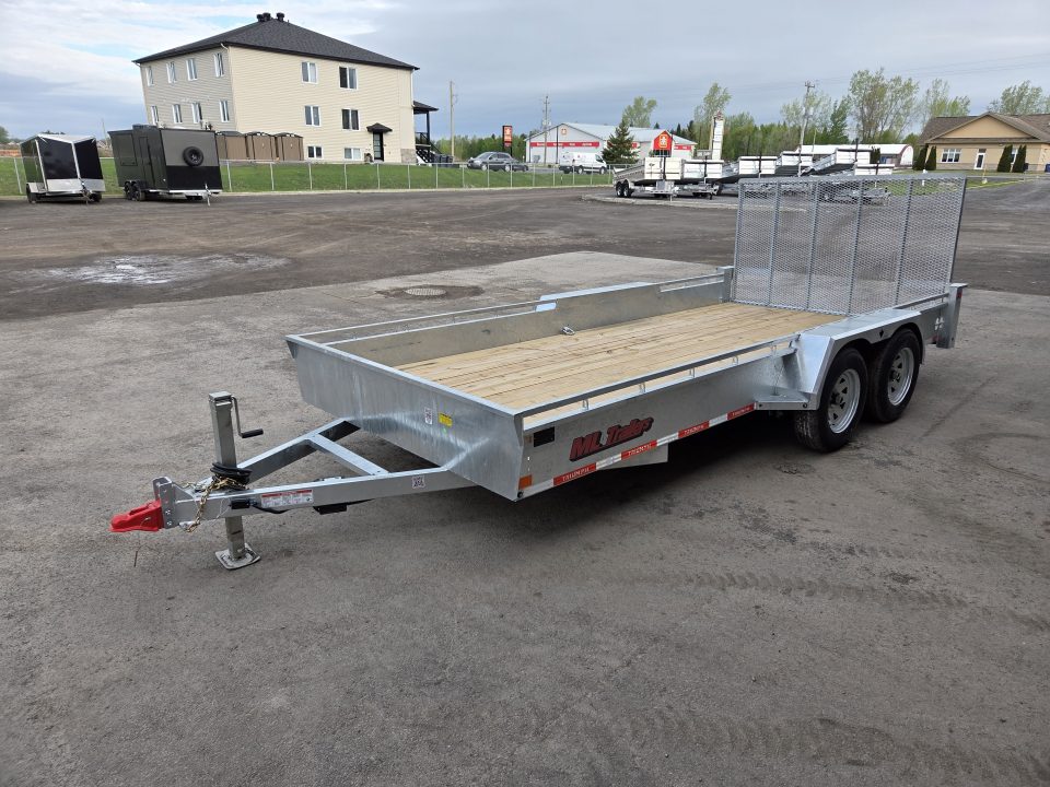 New 2026 Galvanized 7'x16' TA-3500 Landscape Trailer