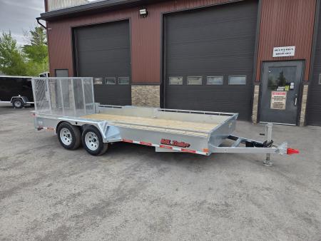 New 2026 Galvanized 7'x16' TA-3500 Landscape Trailer