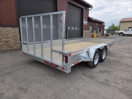 New 2026 Galvanized 7'x16' TA-3500 Landscape Trailer