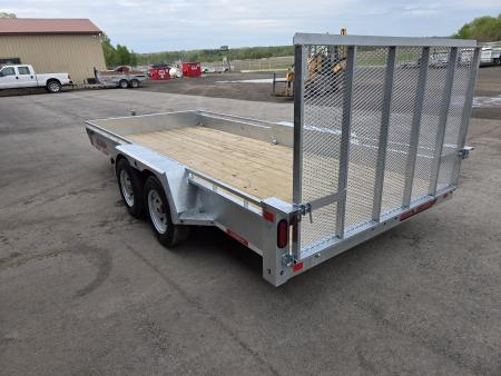 New 2026 Galvanized 7'x16' TA-3500 Landscape Trailer