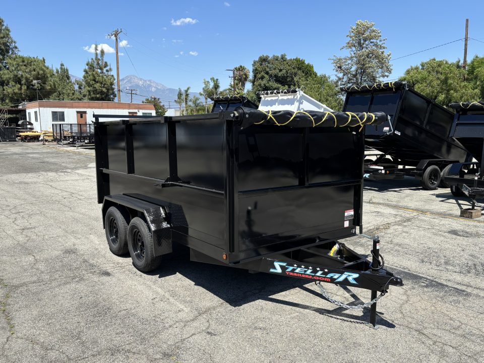 New 2027 Stellar Trailers 6.5x12x47 Dump Trailer