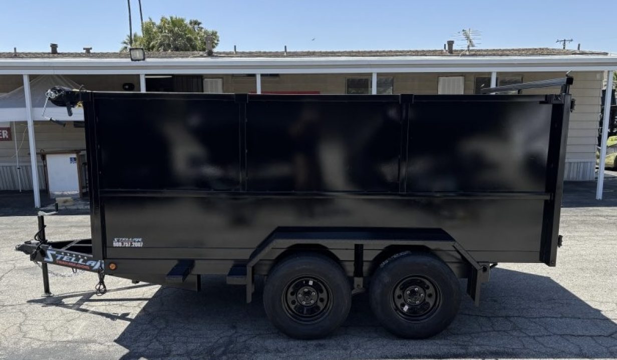 New 2027 Stellar Trailers 6.5x12x47 Dump Trailer