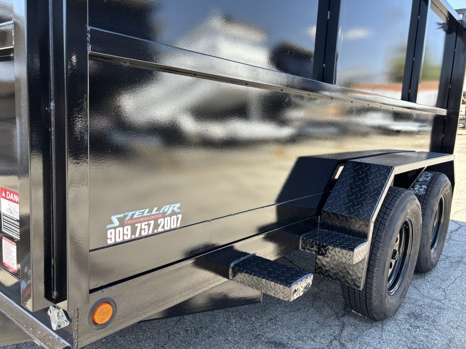 New 2027 Stellar Trailers 6.5x12x47 Dump Trailer