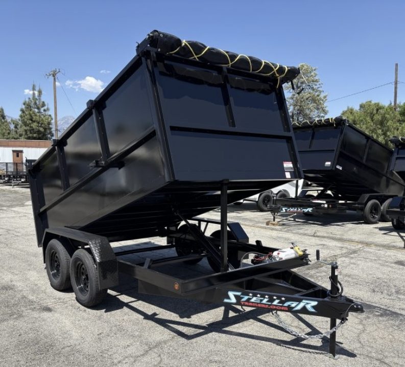 New 2027 Stellar Trailers 6.5x12x47 Dump Trailer