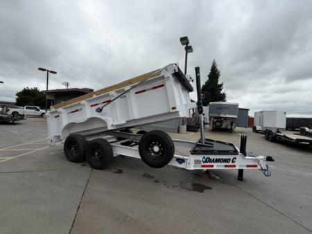 New 2026 Diamond C Trailers LPT207L14X82PS P3 7FT X 14FT 15.5K GVW Dump Trailer