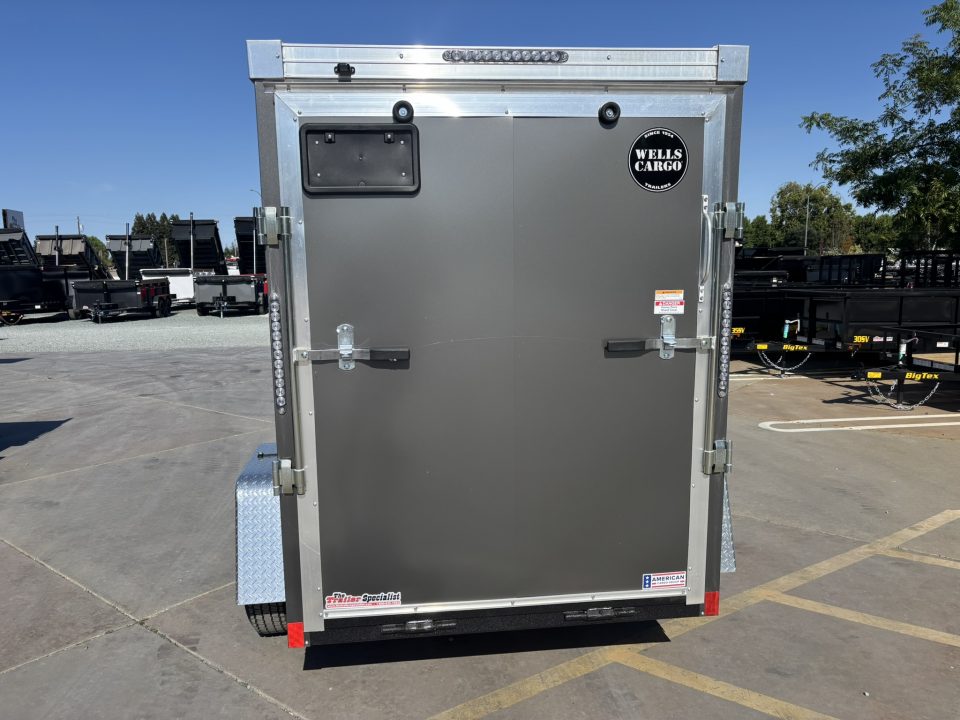 New 2026 Wells Cargo RFV58S2 5FT X 8FT 2990 GVW Cargo / Enclosed Trailer