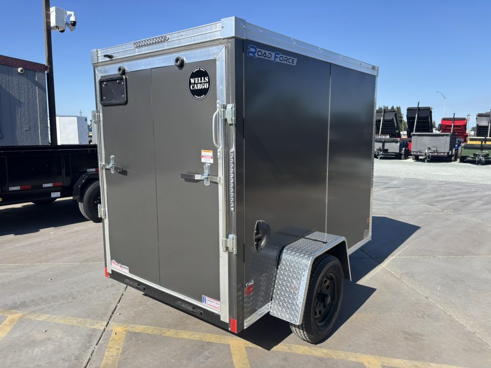 New 2026 Wells Cargo RFV58S2 5FT X 8FT 2990 GVW Cargo / Enclosed Trailer