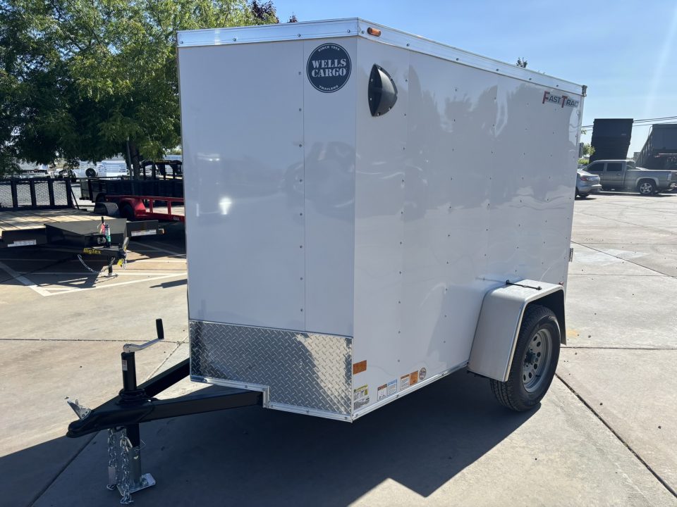 New 2026 Wells Cargo FT58S2 5FT X 8FT 2990 GVW Cargo / Enclosed Trailer