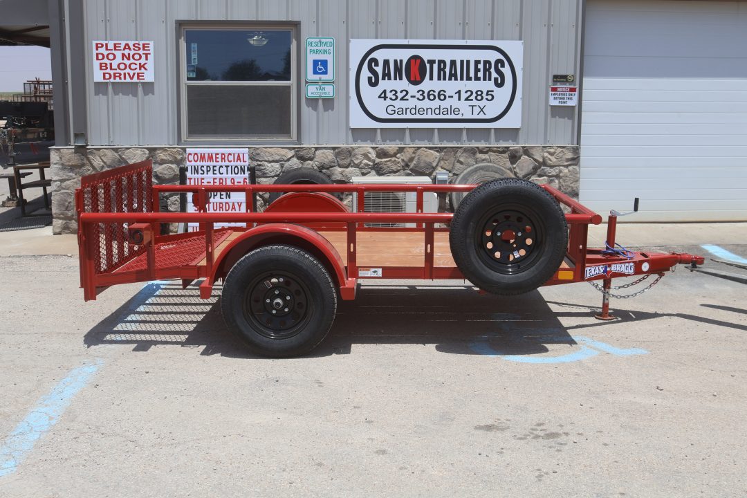 New 2026 Texas Bragg Trailers 5x10 SA PT Utility Trailer