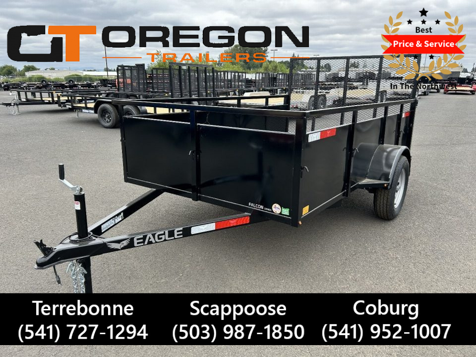 New 2026 Eagle 6x10 High Side Utility Trailer 3K GVWR