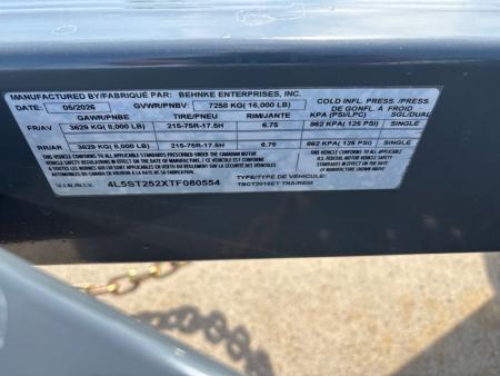 New 2026 Behnke TBCT2016ET Utility Trailer