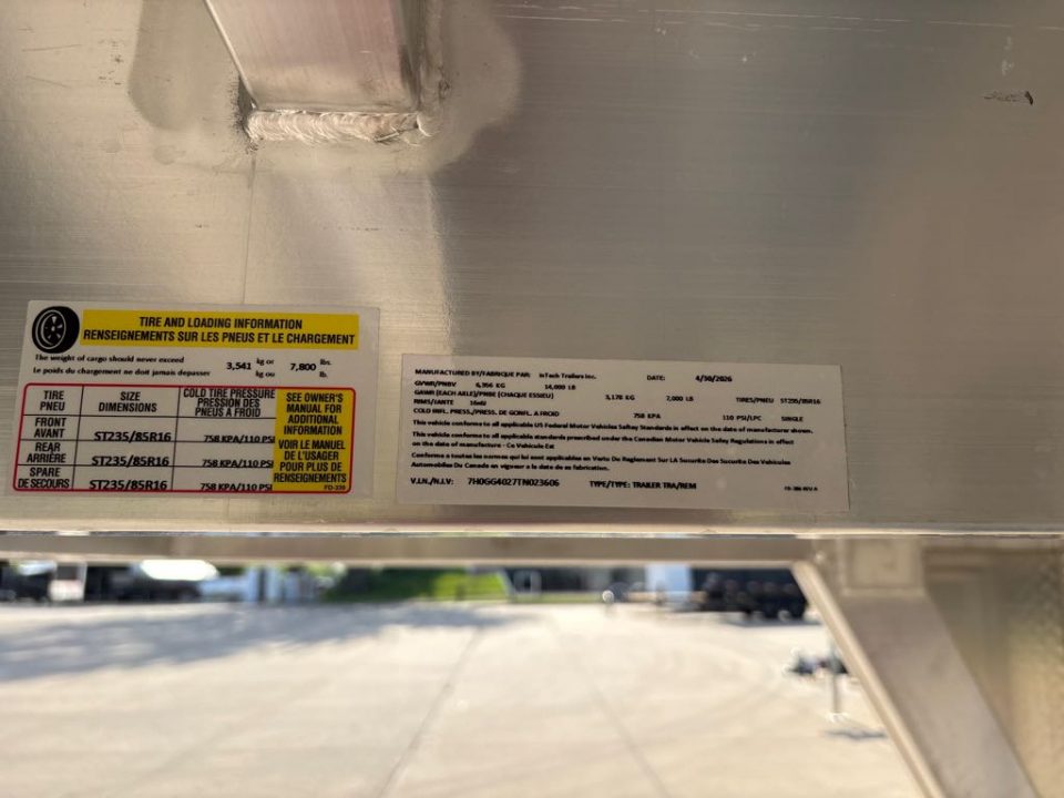 New 2026 inTech Trailers BGL8540TA5 Car / Racing Trailer