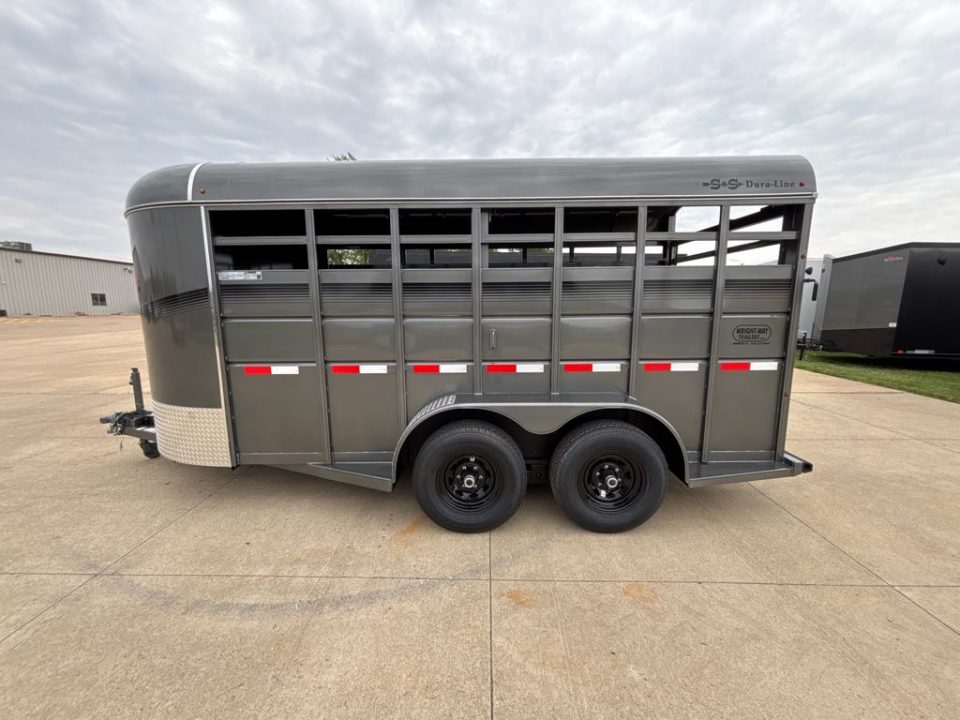 New 2026 S & S Dura Line STK6X16BP Stock / Stock Combo Trailer