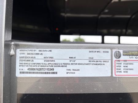 New 2026 S & S Dura Line STK6X16BP Stock / Stock Combo Trailer