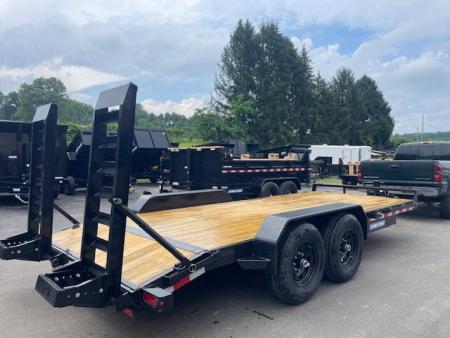New 7 x 18 (16+2) Sure-Trac Equipment Trailer 14k