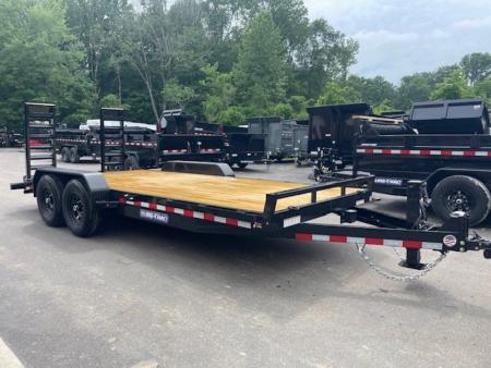 New 7 x 18 (16+2) Sure-Trac Equipment Trailer 14k
