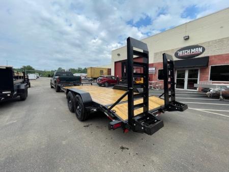 New 7 x 18 (16+2) Sure-Trac Equipment Trailer 14k