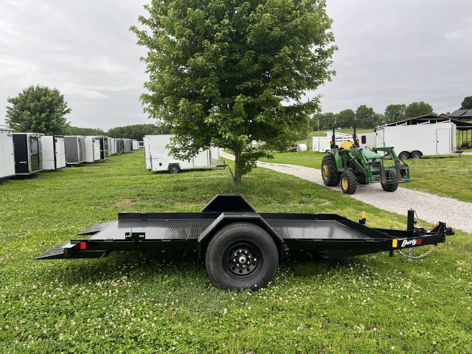 New 2026 Liberty 7K SINGLE AXLE 79"X12' TILT ASF Utility Trailer