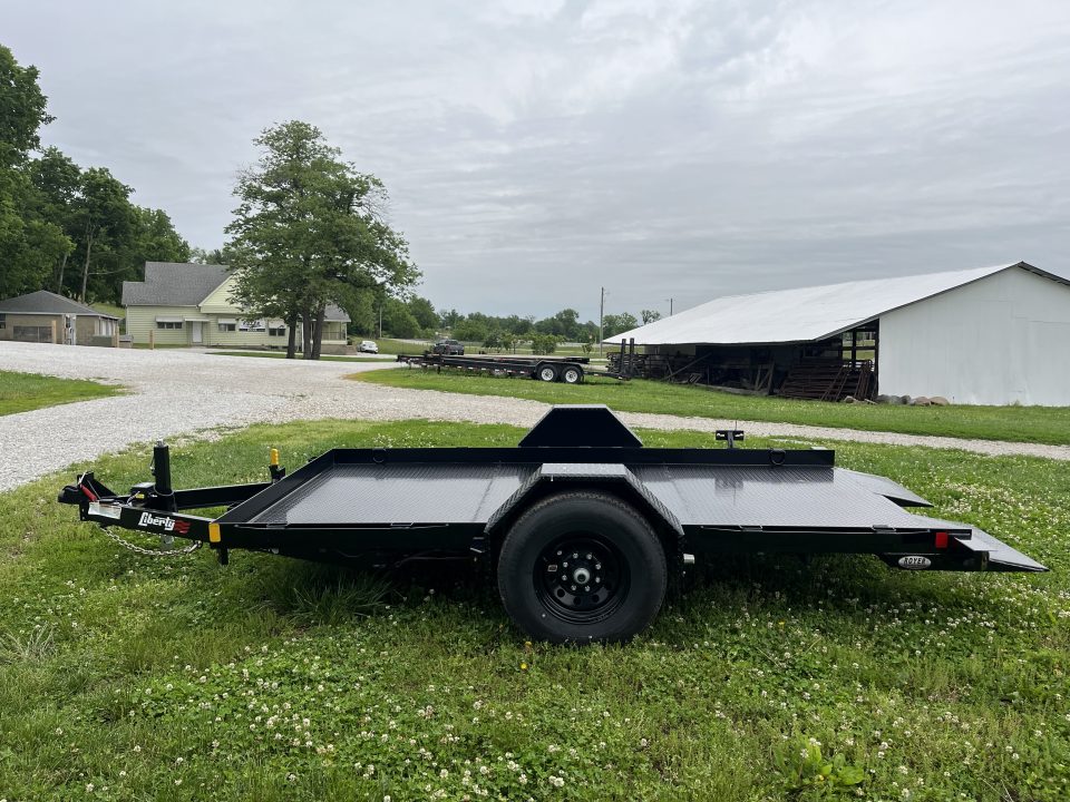 New 2026 Liberty 7K SINGLE AXLE 79"X12' TILT ASF Utility Trailer