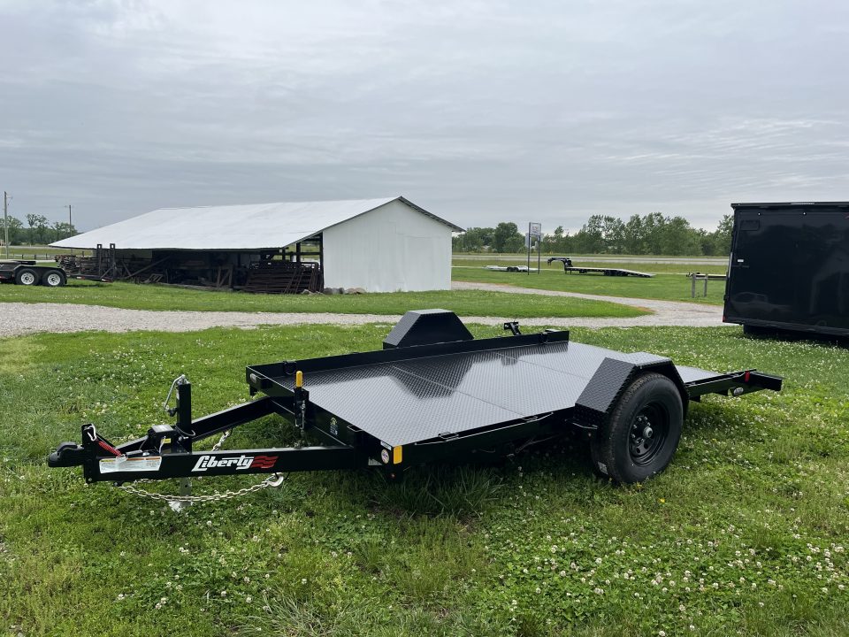 New 2026 Liberty 7K SINGLE AXLE 79"X12' TILT ASF Utility Trailer