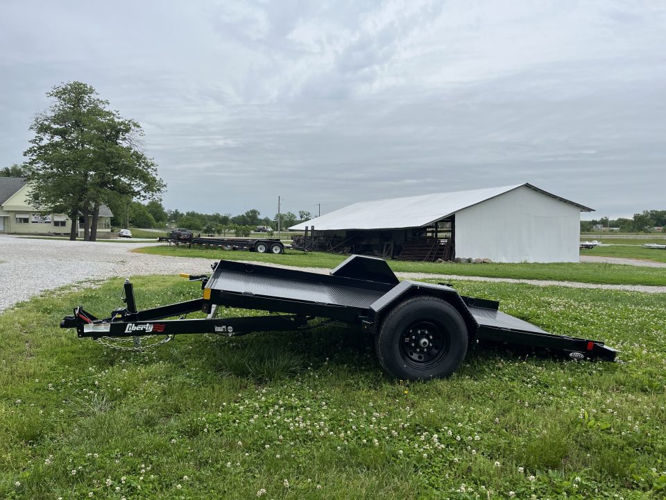 New 2026 Liberty 7K SINGLE AXLE 79"X12' TILT ASF Utility Trailer