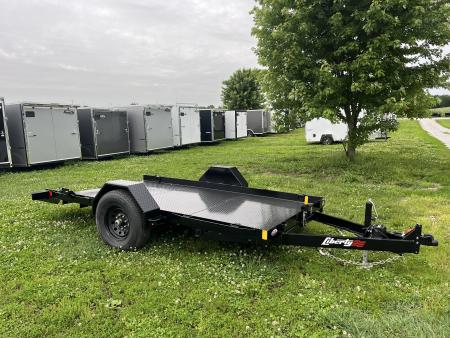 New 2026 Liberty 7K SINGLE AXLE 79 X12' TILT ASF Utility Trailer